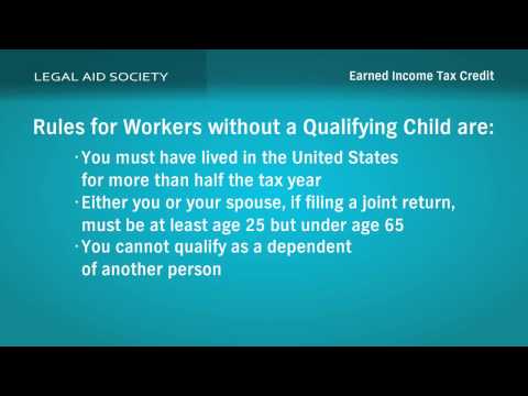 Tax Credit - This educational video provides information on the Earned Income Tax Credit program as well as the Volunteer Income Tax Assistance program. This video also l...