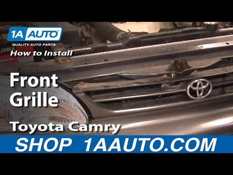How To Install Replace Front Grille Toyota Camry 95-96 1AAuto.com