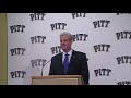 University of Pittsburgh athletic director Steve Pederson announces the resignation of Coach Dave Wannstedt.
