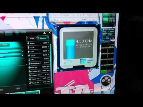 2600k - 久々にやってみましたw 前までは4.3GHzだったんですが今回は4.5GHzに挑戦しています これでちゃんと完走出来ればこのまま使いたいと思いますw.