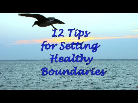 how to set healthy boundaries