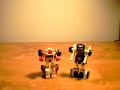 A review of Swerve and Tailgate mini-bots from the G1 Transformers line.