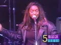 wendy performing her hit come in out of the rain on december 31, 1994 in memphis, tn.