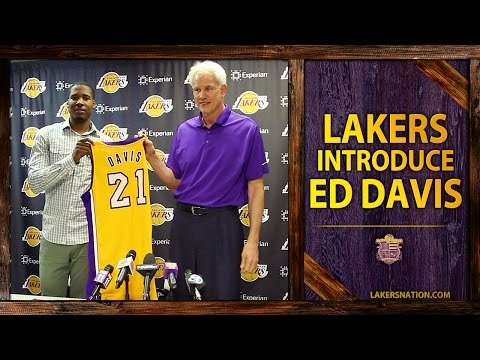 Video: Ed Davis' Lakers Introdcutory Press Conference
