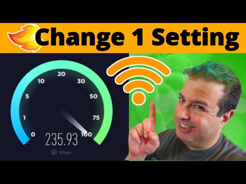 How to make your Internet speed faster with 1 simple setting! New Method 2020