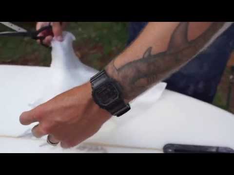 how to repair epoxy surfboard