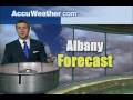 videos de Jason Handman with the AccuWeather forecast for Albany, NY and a Cotton Candy Machine