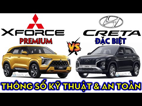 So sánh Mitsubishi Xforce 2024 và Hyundai Creta | Phần 3 Thông số kỹ thuật & An toàn | i-tech vn