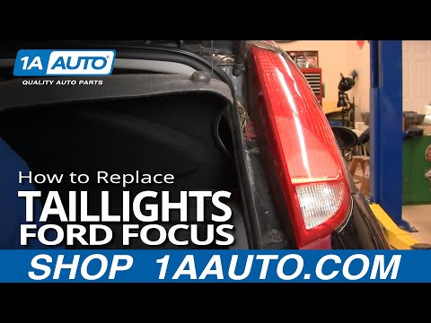 How To Install Repair Replace Broken Taillight Ford Focus 3 door 00-04 1AAuto.com