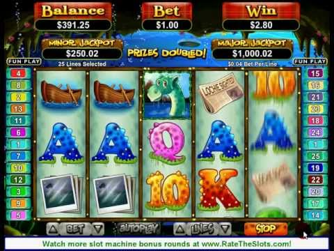 Loch Ness Loot Slot Machine Bonus Round