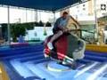 ray rides bucking bronco