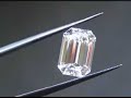 4.07 D Internally Flawless Emerald Cut Diamond