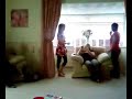 katie dancing in her house