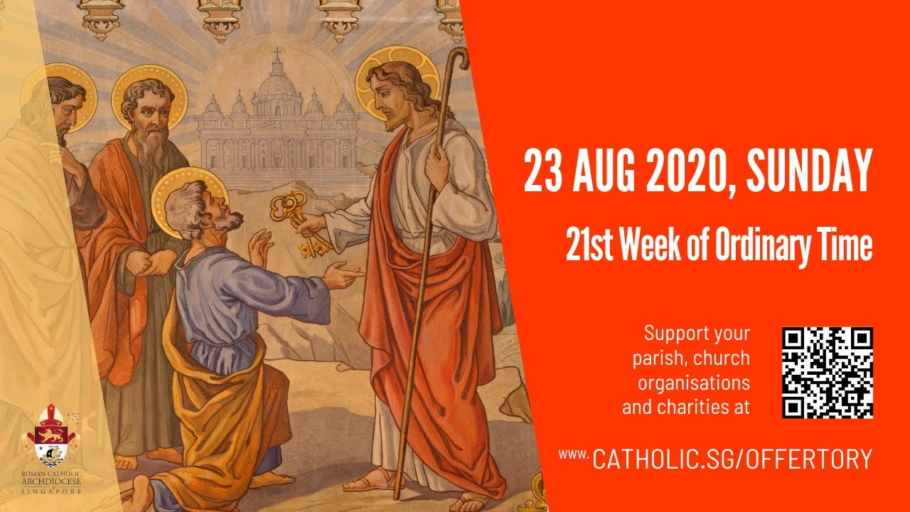 Catholic Live Sunday Mass 23rd August 2020 Online - 21st Week of Ordinary Time 2020 - Livestream Catholic Live Sunday Mass 23rd August 2020 Online - 21st Week of Ordinary Time 2020 - Livestream