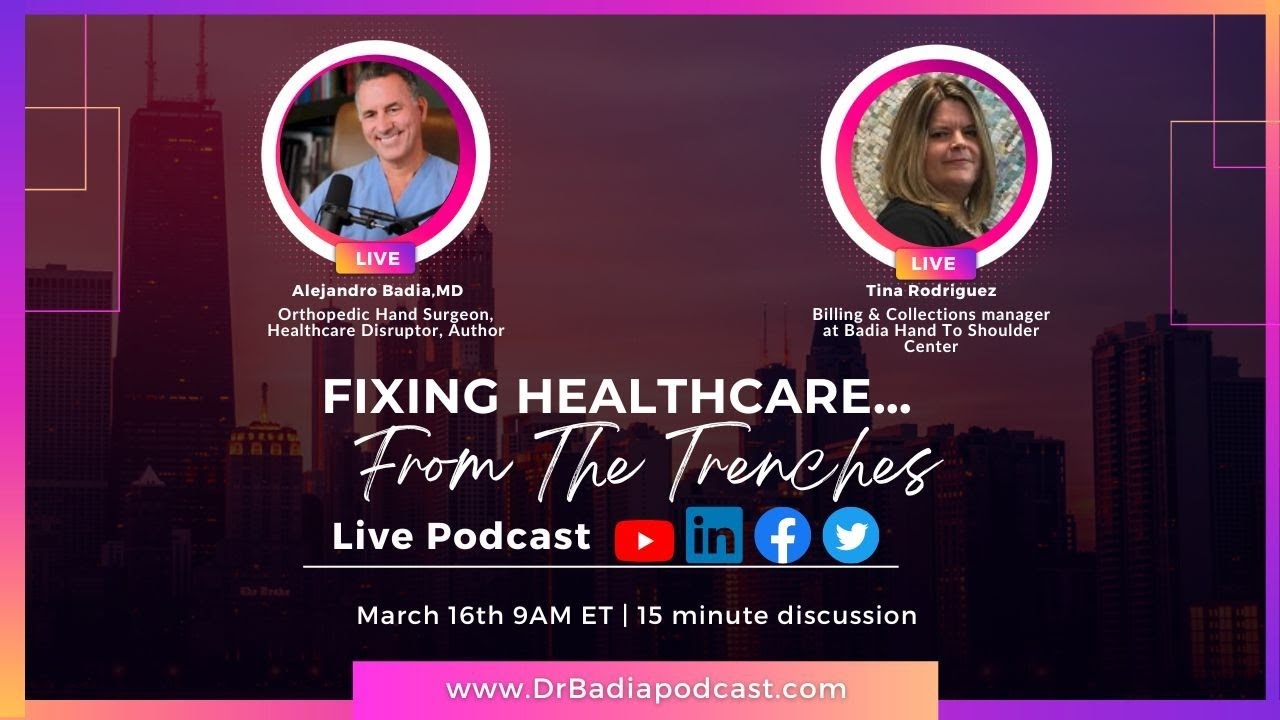  E10 Tina Rodriguez on "Fixing Healthcare...From The Trenches" with Dr. Badia