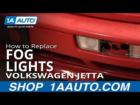 How To Install Replace Fog Lights Volkswagen VW Jetta 93-99 1AAuto.com