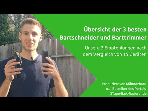 Bartschneider / Barttrimmer Test: Vorstellung unserer 3 Empfehlungen (nach Vergleich von 14 Geräten)