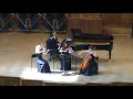 J Brahms Quartet op.25 mvt.4 Antonenko Ribina Chugaeva Zakic