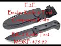Becker BK-2, Kabar Knife Test, E2E - Wilderness Survival