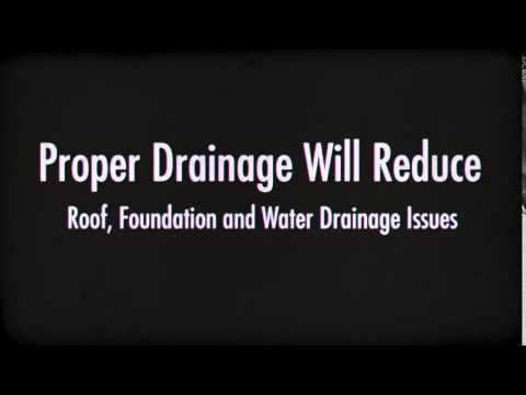 how to drain gutters into ground
