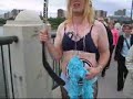 Bluemile.ca drag queen for the OILERS Rock102 Saskatoon