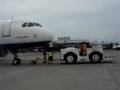 pushing back airbus 320
