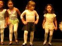 Taylor and her friends rehearsing for their upcoming dance recital.