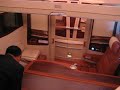 Making a double bed on the SQ A380 suite class