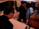 Making a double bed on the SQ A380 suite class