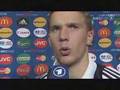 Podolski Interview nach Portugalspiel - Typisch Poldi