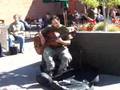 Awesome cello street performer, again