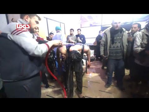Luftangriff in Syrien nach mutmaßlicher Giftgas-Att ...