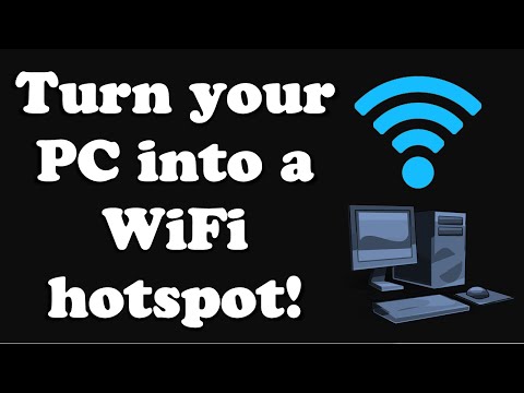 how to turn desktop into wifi hotspot