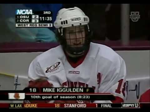Mike Iggulden Game-Winning Goal for Cornell vs OSU in 2005 NCAAs