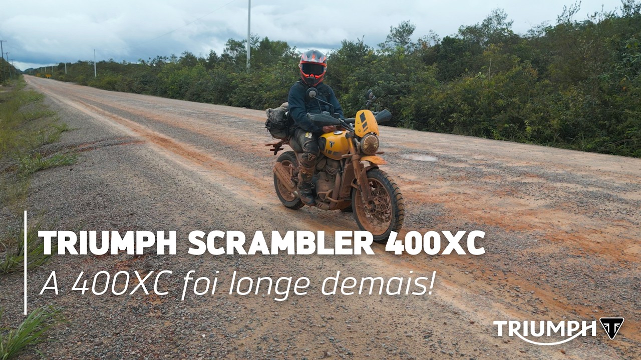 Scrambler 400 XC encara a Rodovia Fantasma no Amazonas