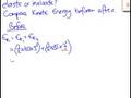 momentum hw Q2(b) - is the collision elastic or inelastic?