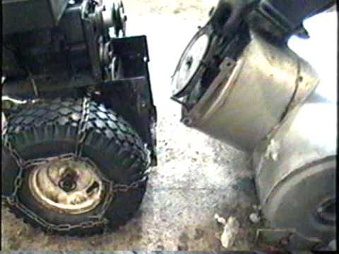 how to change belt on mtd snowblower