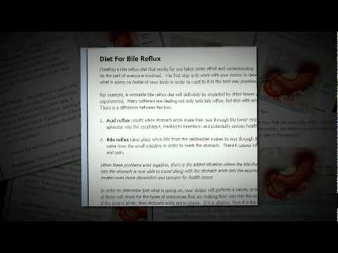 how to treat bile reflux