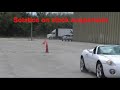 testing out the stock solstice suspension against bc racings br series coilovers.