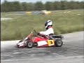 Il Jodinsky e il Gian Maria in azione alla pista verde di Caselle di Altivole nel lontano 2001. Con il mitico Birel-Stark 100cc