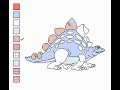 nes color a dinosaur 