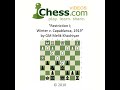 Restriction; Winter v. Capablanca 1919