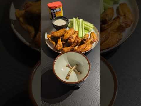 Oven Fried Old Bay Buffalo Wings🐔🧂
