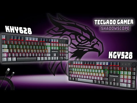 Vídeo de demonstração - Teclado Gamer Mecânico Shadowscope | KGY528