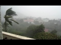 Hurrican Earl over Grand Case, French St. Martin