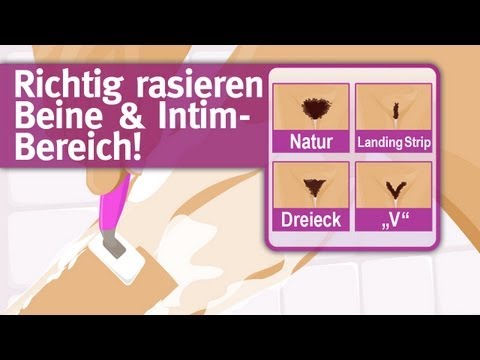 Richtig Rasieren: Beine, Bikini-Zone & Intimbereich