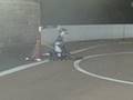 Miles in Goal Roller Hockey Coach Rock