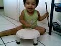 Aarya making rotis