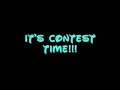 I'm going back to the start INTRO CONTEST!