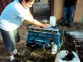 motor opala 6cc funcionando no cavalete